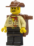 LEGO adv041 Johnny Thunder (Desert) with Backpack