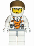 LEGO mm003 Mars Mission Astronaut with Helmet and Messy Hair and Stubble