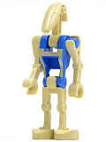 LEGO sw300 Battle Droid Pilot with Blue Torso with Tan Insignia