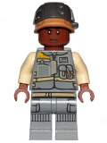 LEGO sw806 Rebel Trooper, Reddish Brown Head, Helmet with Pearl Dark Gray Band (Corporal Tonc) (75164)